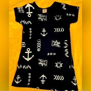 Exist Nautical print Women’s T-shirt Dress Sz.S